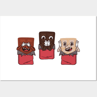 Three Wise chocolates Posters and Art